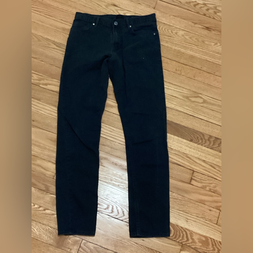 Black slim fit chino with stretch #jeans